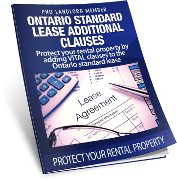 Ontario landlords standard lease book